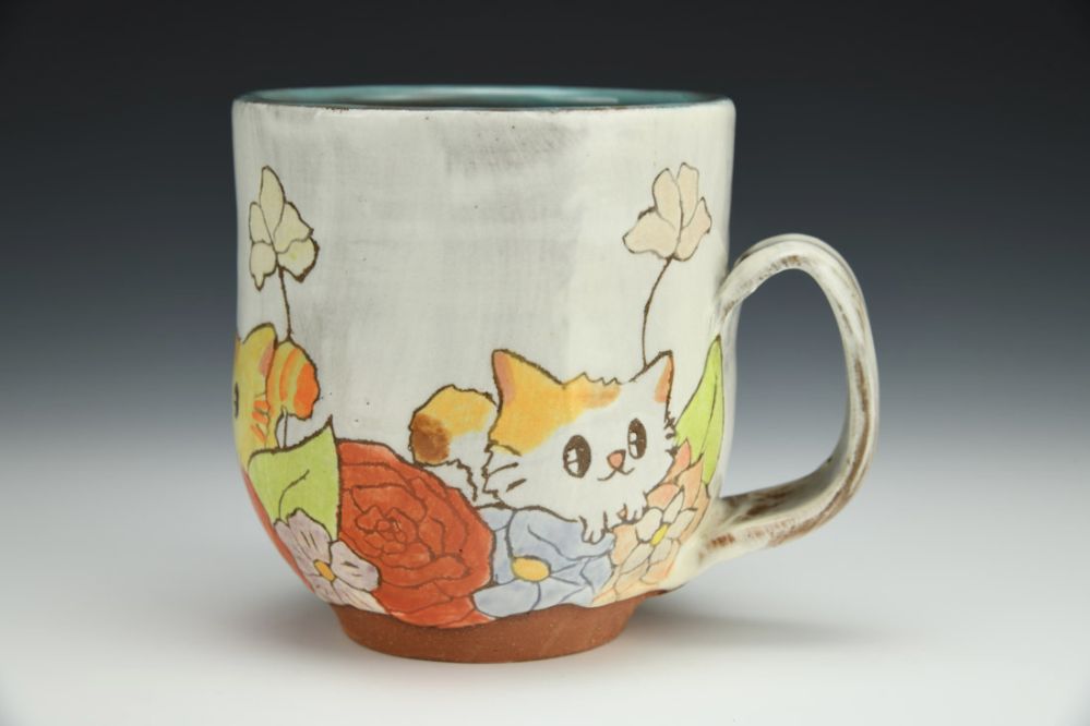 Garden Cats Mug
