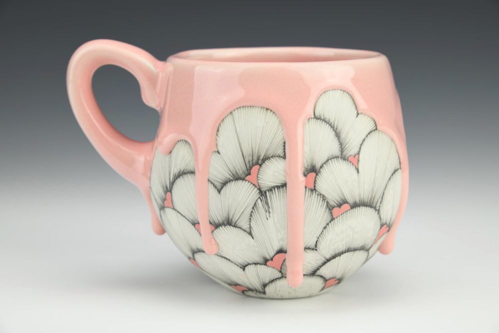 Pink Valentine Mug