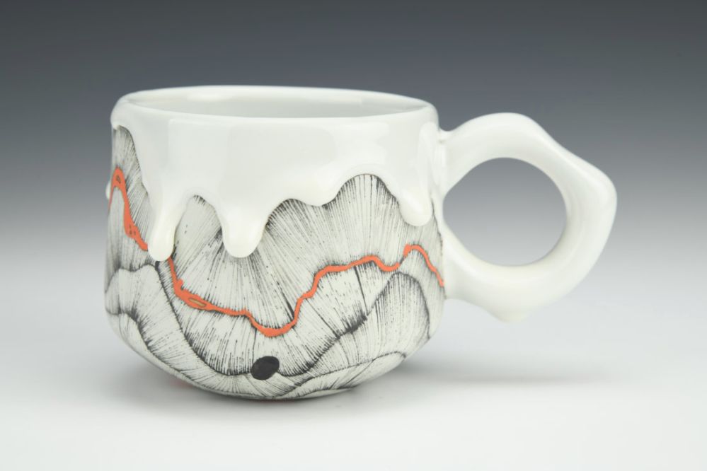 Espresso Mug with Orange