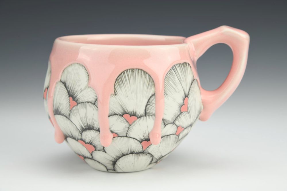 Pink Valentine Mug