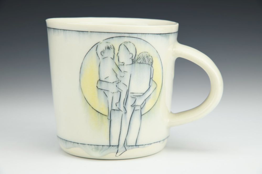 Mother with Kids Mug