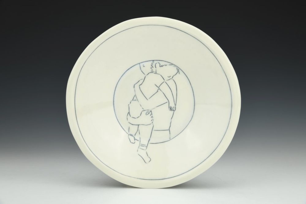 Mother and Child Small Pasta Bowl