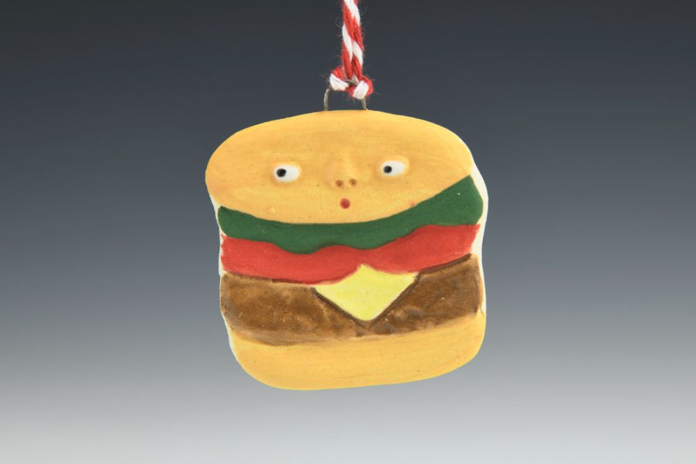 Burger Ornament