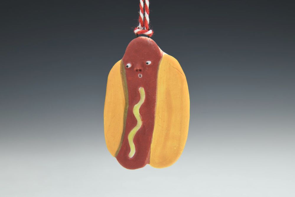 Hot Dog Ornament