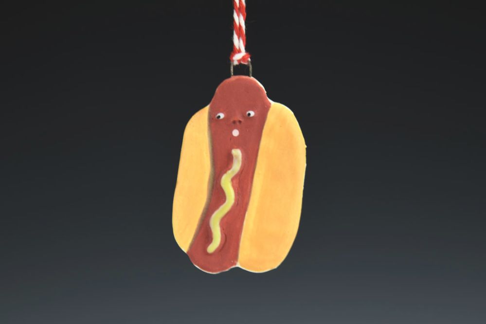 Hot Dog Ornament