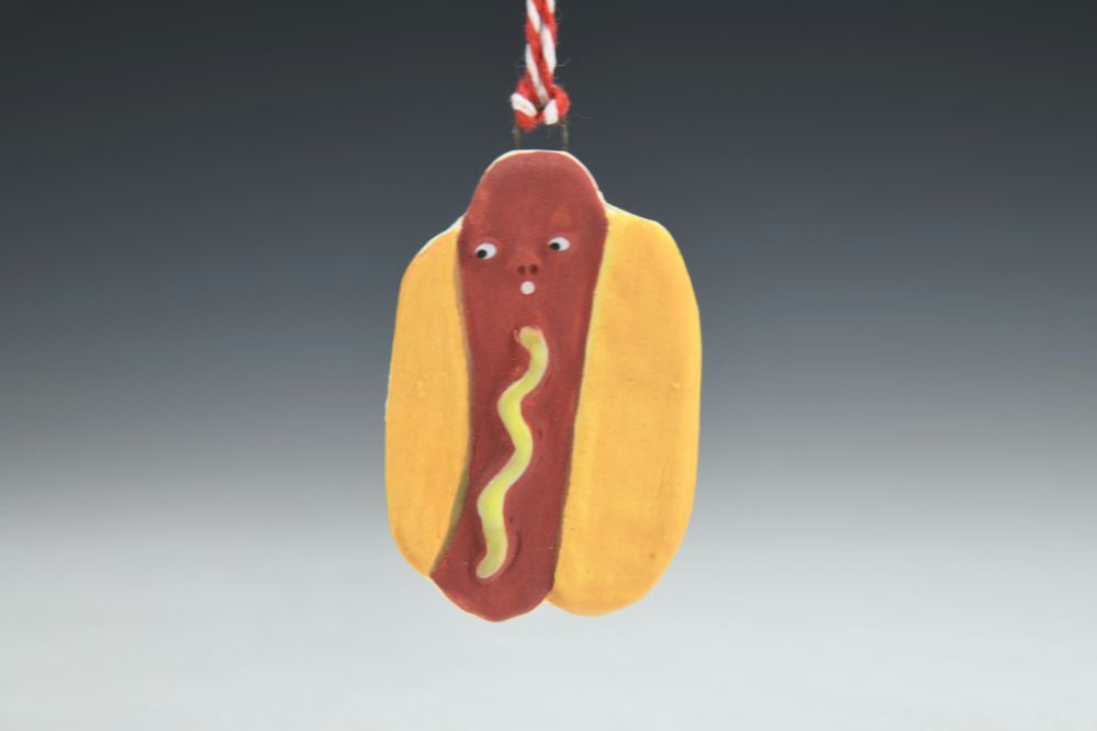 Hot Dog Ornament