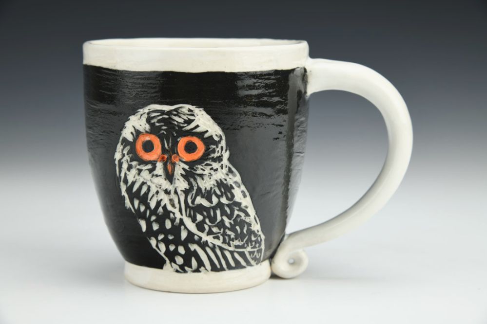 Two-sided Owl Mug
