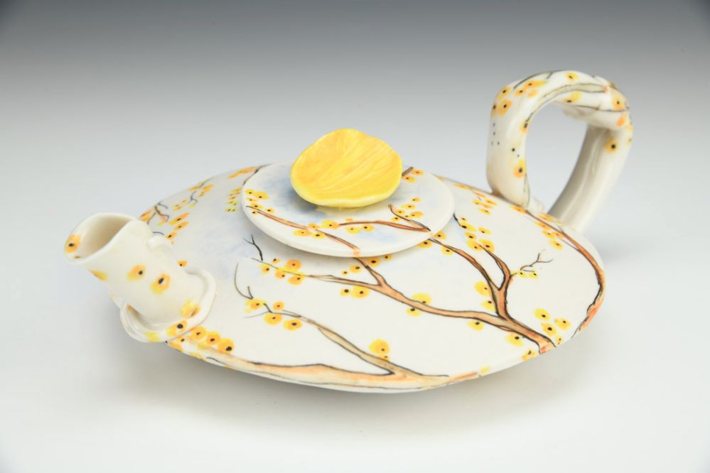 Golden Bloom - Teapot 