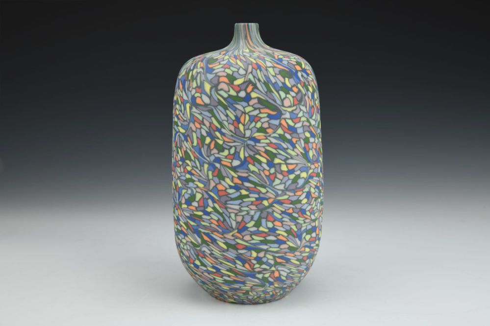 Nerikomi Vase #31