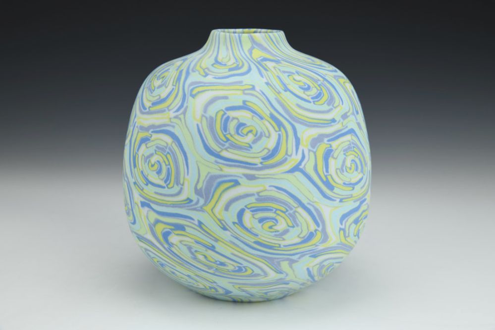 Nerikomi Vase #309