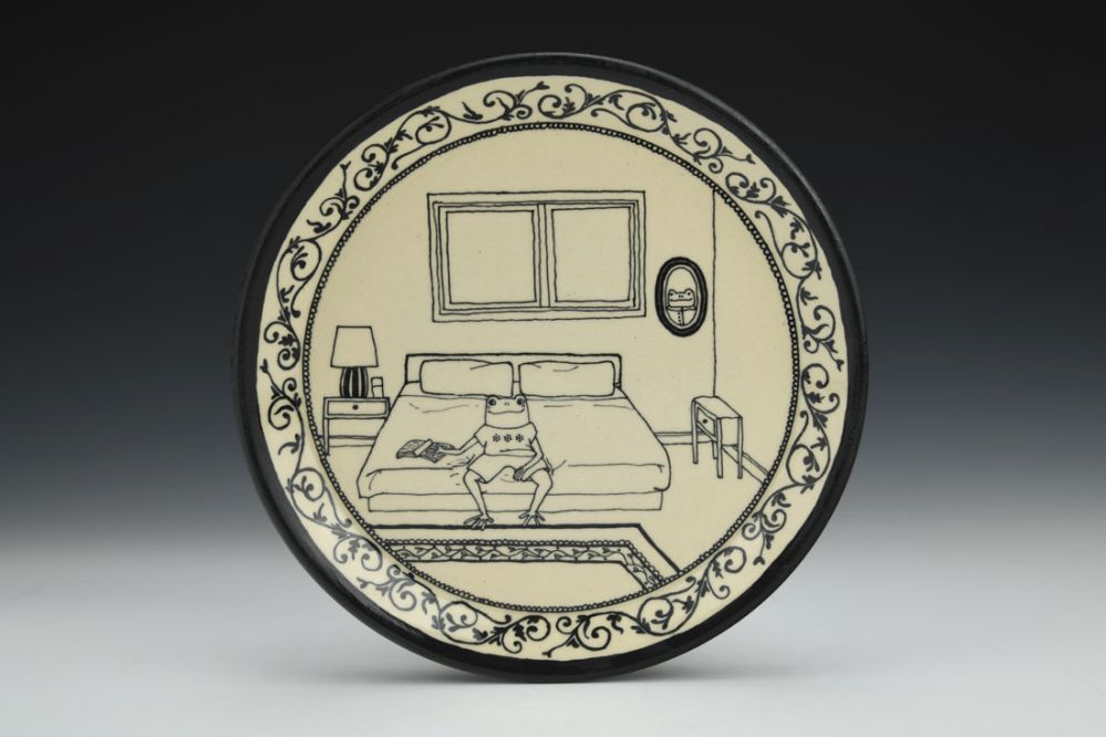 Froggy Bedroom Plate