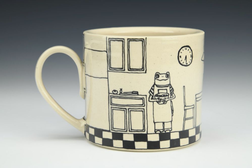 Froggy Dinner Date Mug