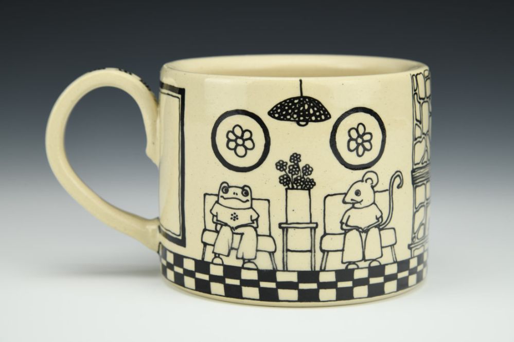 Frog and Mouse Mug 