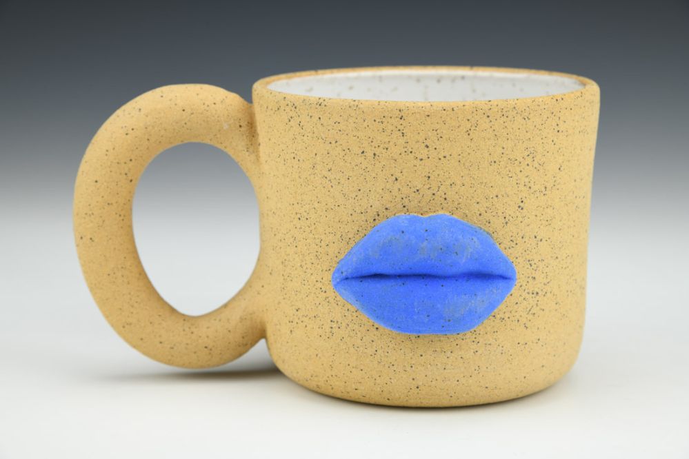 Blue Lips Mug