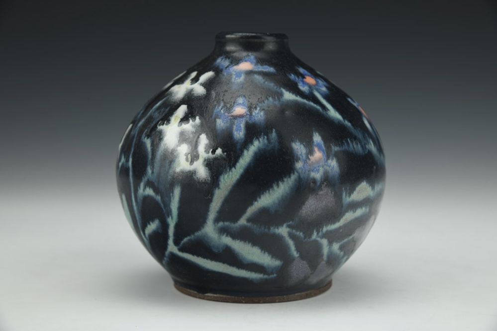 Black Garden Bud Vase