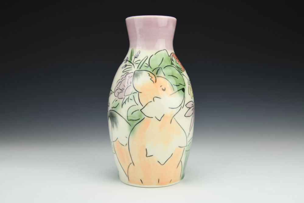 Fox Vase