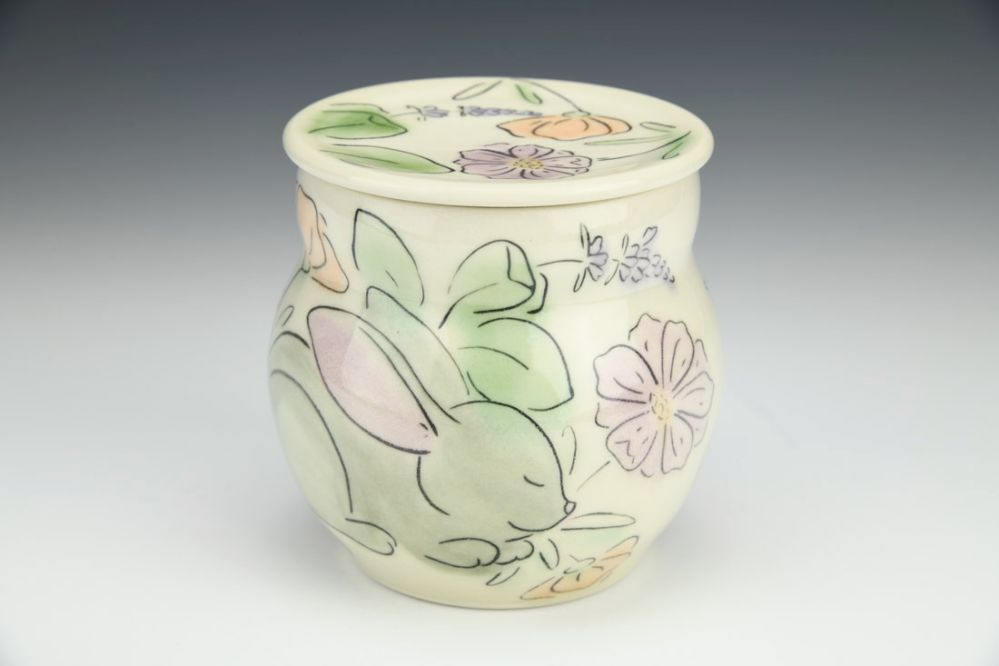 Bunny French Butter Dish