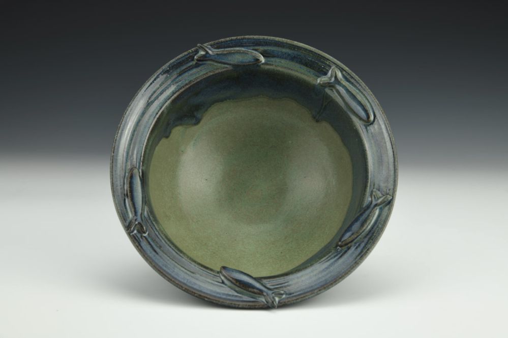 Blue/Green Deep Bowl