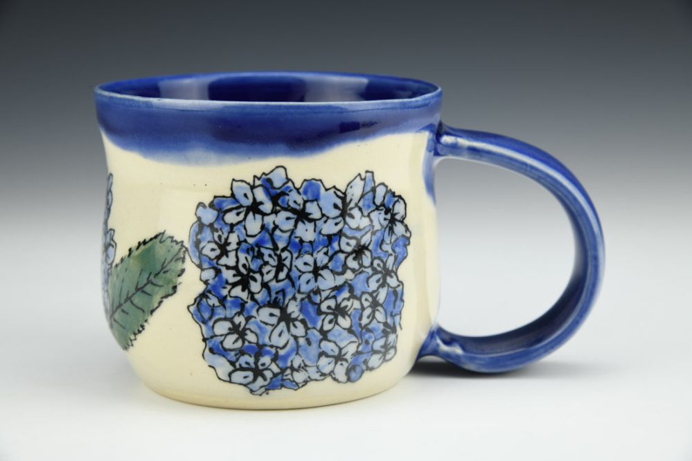 Hydrangeas With My Coffee