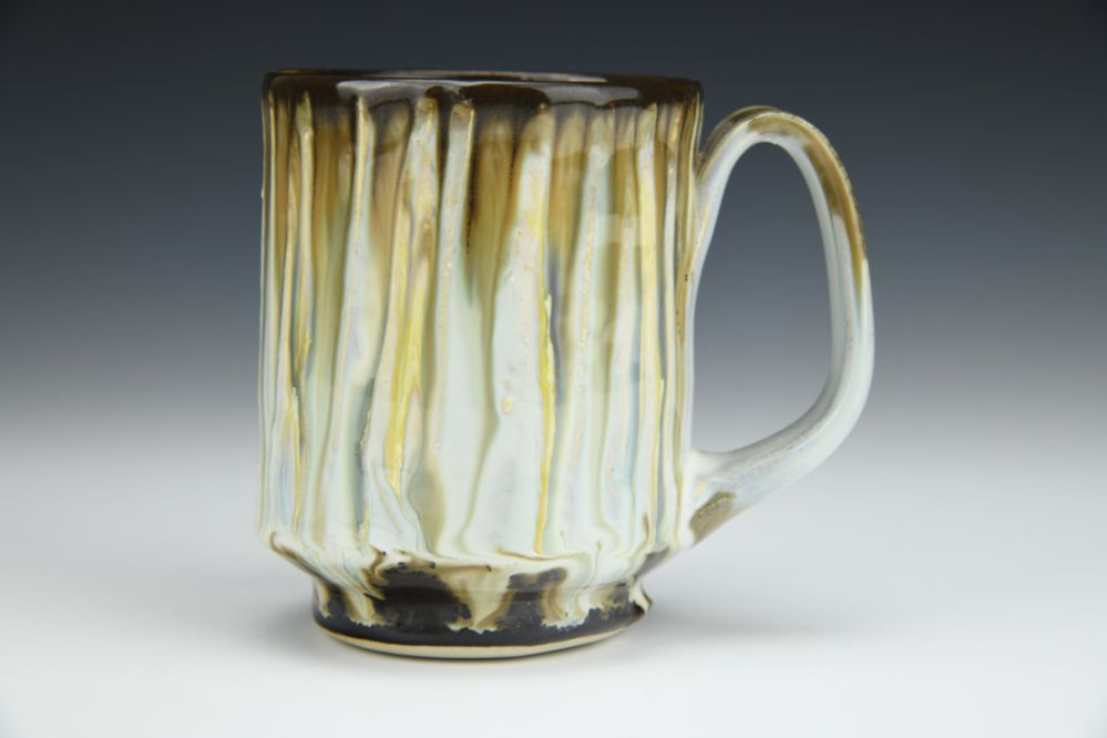 Small Light Striated Mug