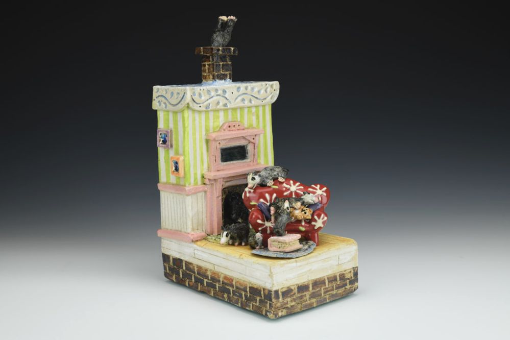 The Farmhouse Chronicles: Chapter 3. In Which Opossum Family Storm the Chimney and Seize the Widow Bergman's Sofa