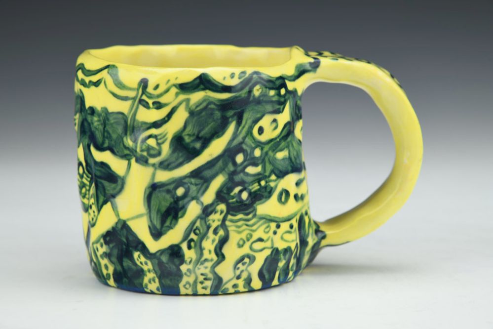 Underwater Post-It Note Mug - Sweet Size