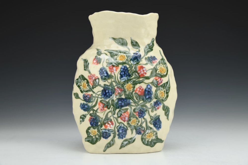 Blackberry Season - Vase