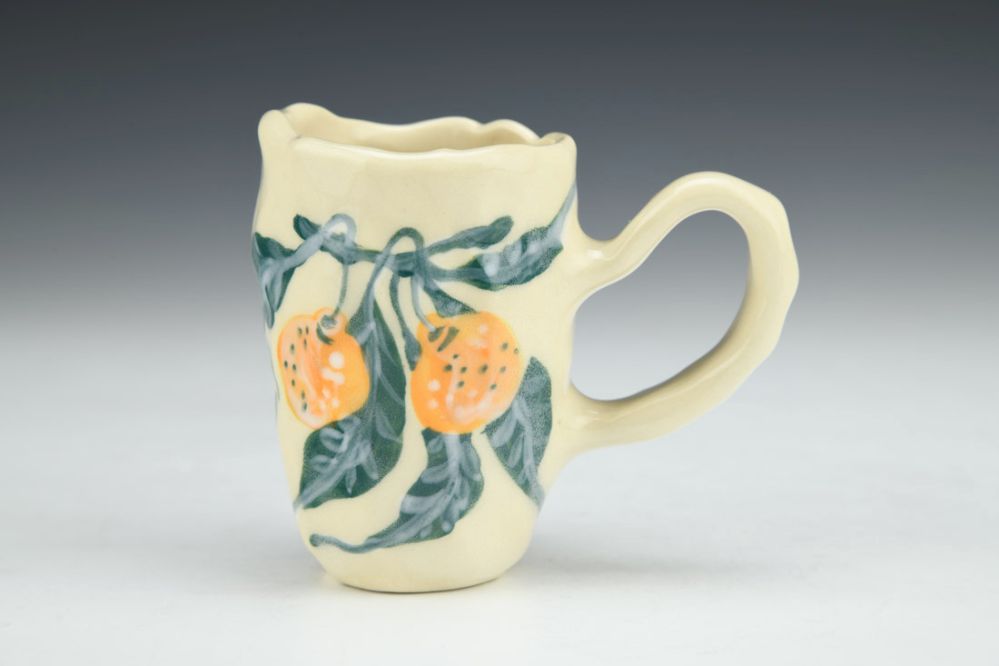 Clementine Season - Coil Built Espresso Mug