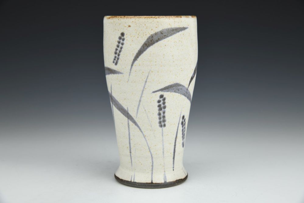 Tumbler with Grass Brushworks