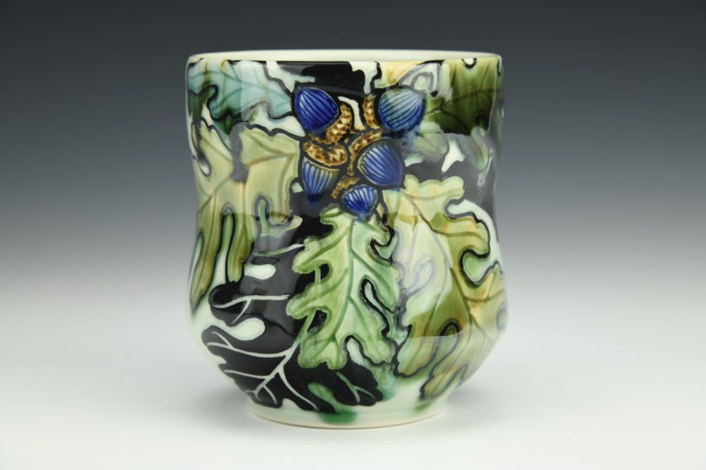 Blue Acorns Yunomi Cup