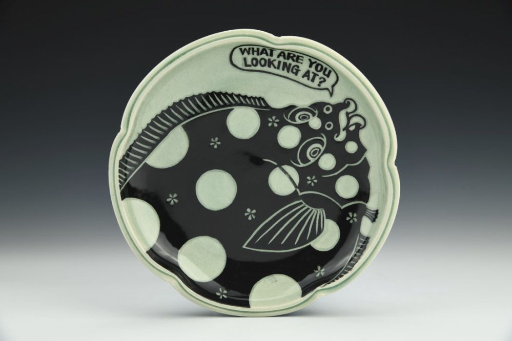 "What Are You Looking At?" Plate