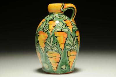 Green Jug with Carrots