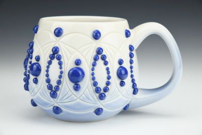 White to Blue Gradient Mug