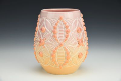 Pink and Orange Wine Cup