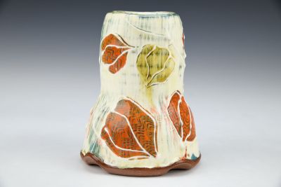 Chinese Lanterns Bud Vase