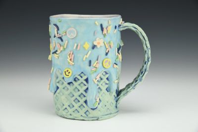 Blue Ice Cream Party Mug