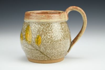 Hearts Galore and A Few Leaves Mug