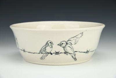 Swallows on the Wire Bowl