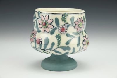 Flower and Vines Margarita Cup