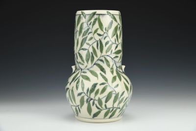 Green Vines Medium Vase