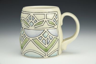Stained Glass Mug in Clear