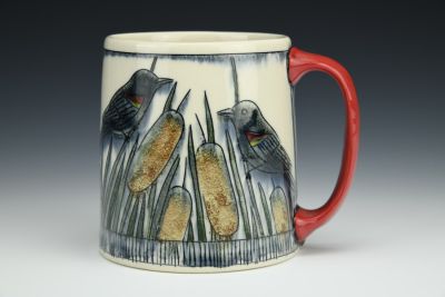 Red Winged Blackbird Mug