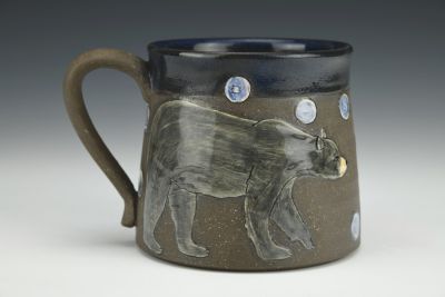 Bear with Blueberries Mug