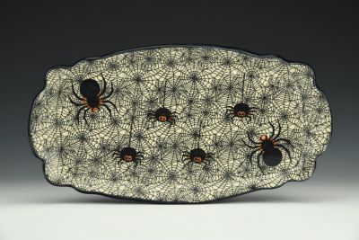 Happy Spider Family Serving Platter