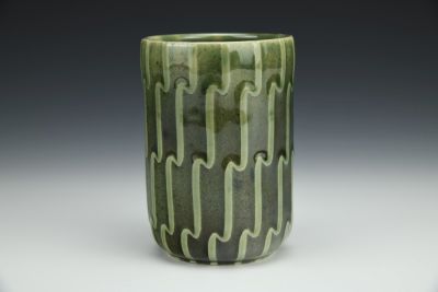 Green Squiggle Tumbler