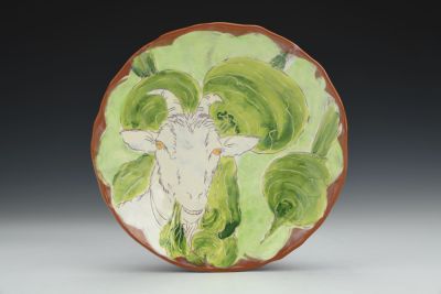 Goat and Kohlrabi Plate