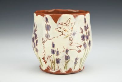 Goat Jumpin' in the Lavender Sipper