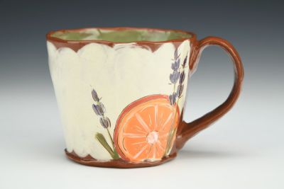 Orange Lavender Mug