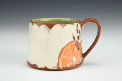 Orange Lavender Mug