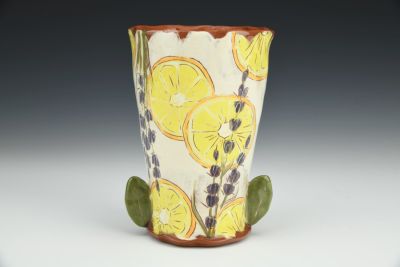 Lemon Lavender Vase
